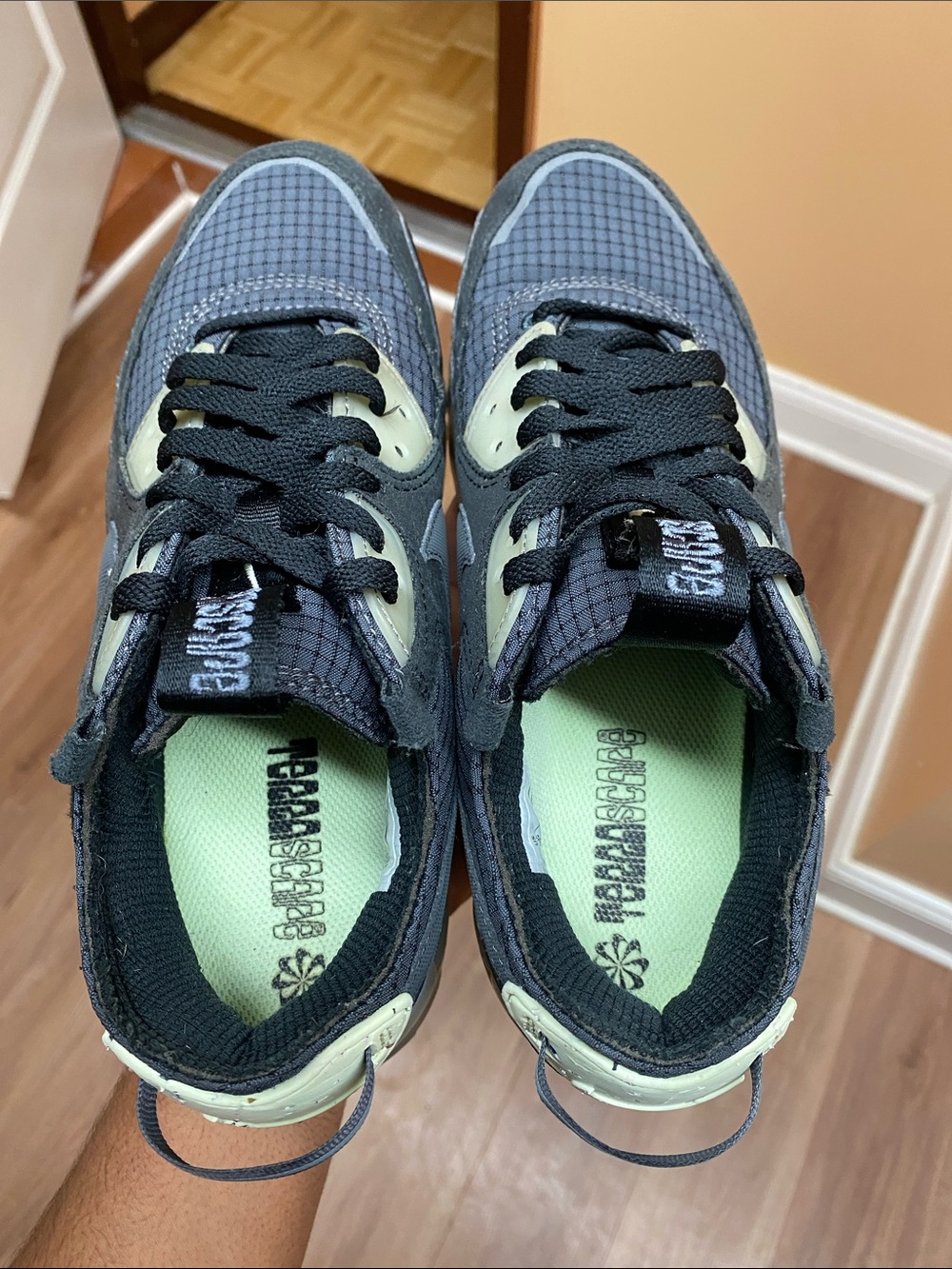 Nike Air Max Terrascape 90 “Black Lime Ice” Size 7 Mens  8.5 Women’s DH2973-001 - Picture 16 of 17